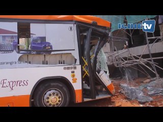 Kigali  Umukobwa yateje impanuka ya bisi, ajyanwa mu bitaro