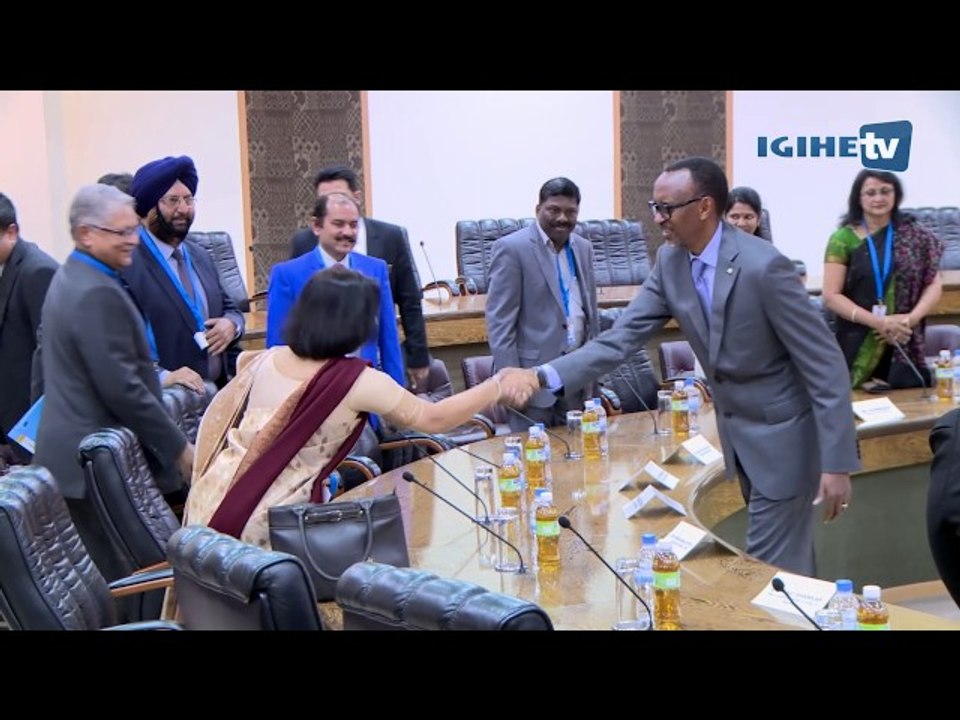 Perezida Kagame yakiriye Visi Perezida w’u Buhinde  Shri Hamid Ansari