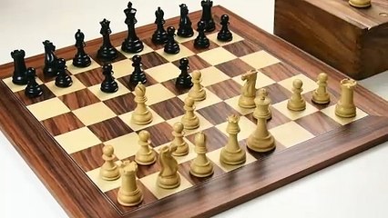3.75_ Modern Staunton Chess Set with Matching Chess Board for Chess tournament _ Club players.