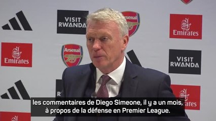 19e j. - Diego Simeone a inspiré David Moyes