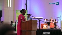 H.E Jeannette Kagame speaks at Youth Connekt Champions and Young Rwandan Achievers Awards 2017