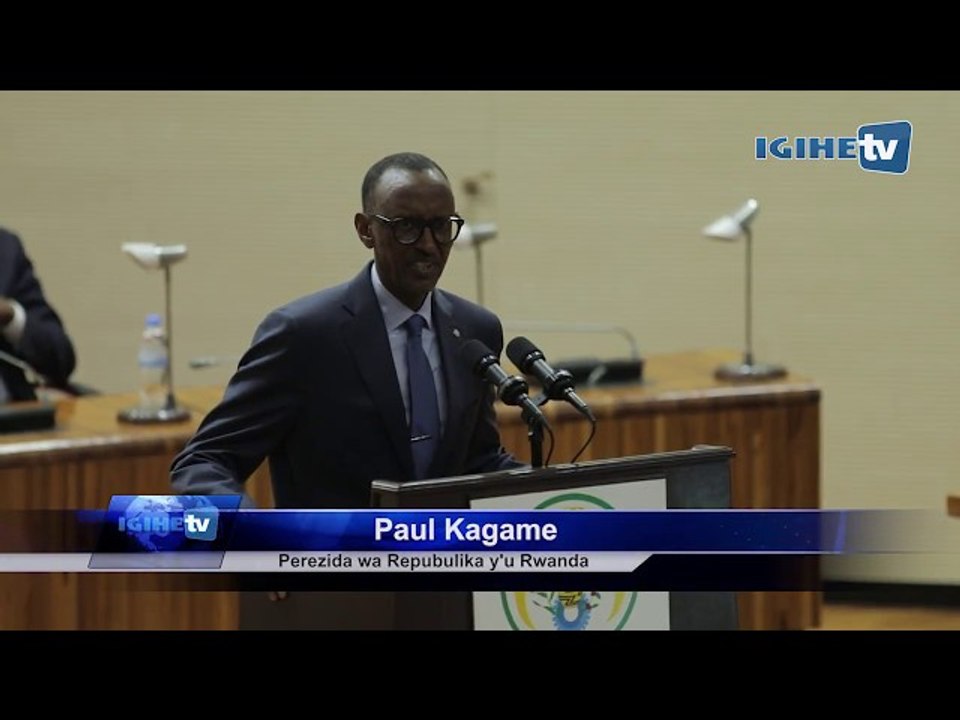 Ijambo rya Perezida Kagame mu irahira rya Minisitiri Dr Mutimura na Rurangirwa