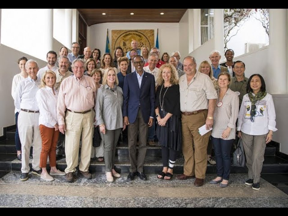 Perezida Kagame yakiriye itsinda ry’abayobozi b’ibigo by’ishoramari bifuza gukorana n’u Rwanda