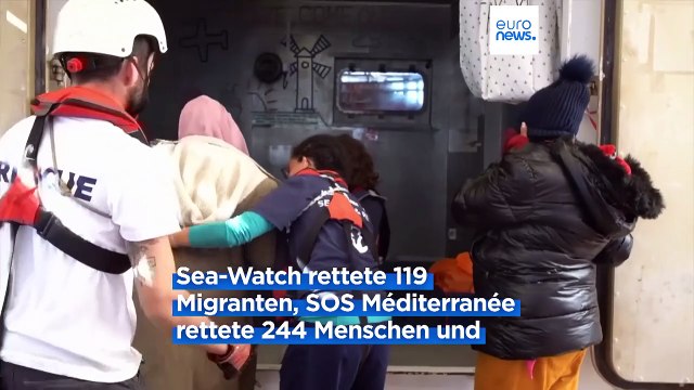 Italien: Hunderte von Migranten aus dem zentralen Mittelmeer gerettet