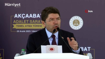 Adalet Bakanı Yılmaz Tunç: Yeni bir anayasaya kavuşmamız lazım