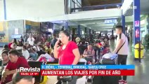 Por las fiestas de Año Nuevo se incrementan los viajes en las terminales del país