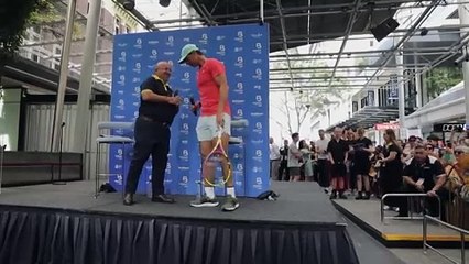 "Vamos Rafa": les fans saluent le retour de Nadal en Grand Chelem