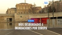 Las fuertes lluvias dejan ríos desbordados e inundaciones por Europa