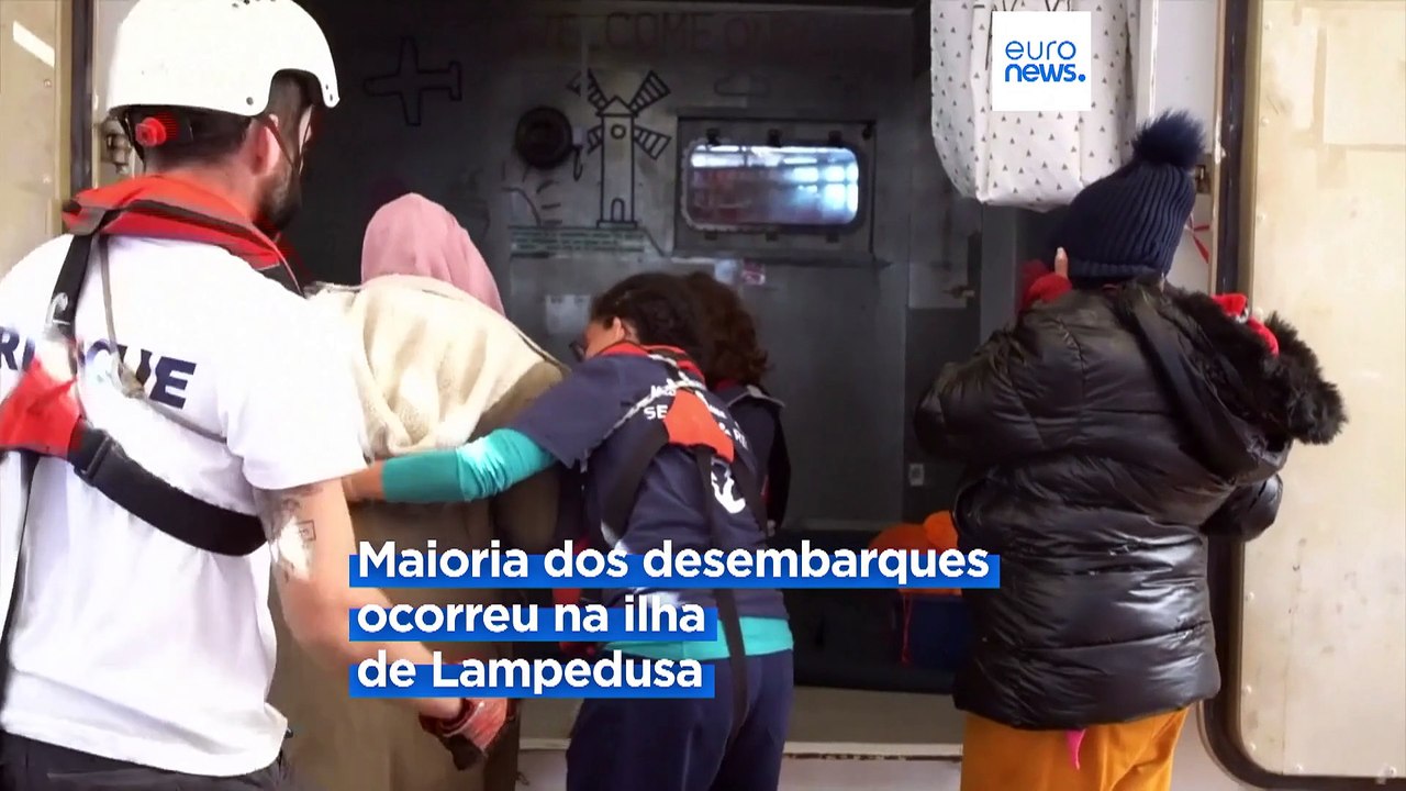 Mais de 1500 migrantes foram resgatados em quatro dias nas costas italianas