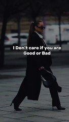 I don't care for anyone - Women Respect Video #motivationalspeech