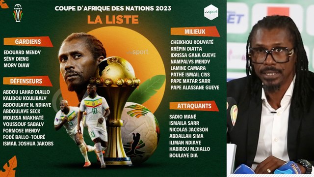 CAN 2023 : La Liste des 27 joueurs du Sénégal convoqués par Aliou Cissé