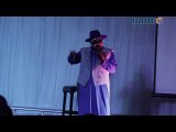 Umunyarwenya Djasa  Djasa kuva Congo   yerekanye ubuhanga muri Christian Comedy