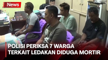 Ledakan Diduga Mortir di Bangkalan, Polisi Periksa 7 Warga