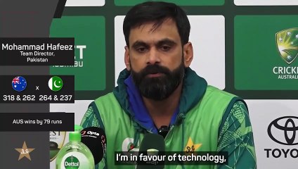 Hafeez bemoans umpire's call 'technology curse' against Pakistan