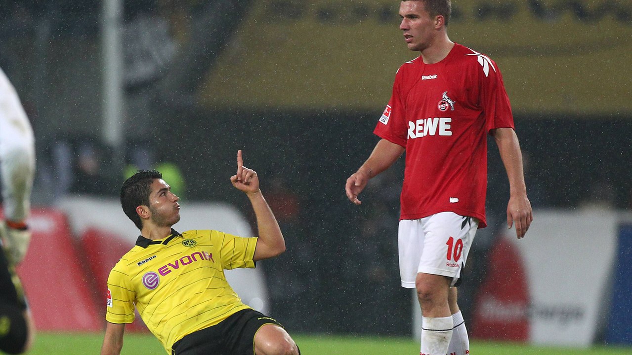 Als Sahin sich per Jubel bei Podolski revanchierte