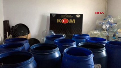 Malatya'da sahte içkiye 3 gözaltı