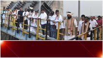 Annaram Barrage ని సందర్శిస్తున్న Telangana Ministers | Ponguleti Srinivas Reddy | Telugu Oneindia