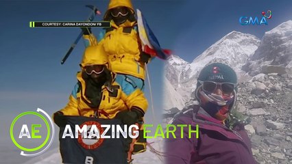 Amazing Earth: One of the first Filipinos to climb up MT. EVEREST!