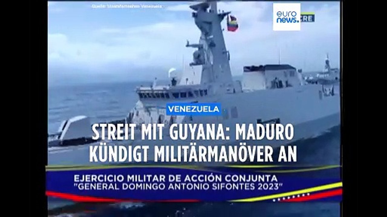 Streit mit Guyana: Maduro kündigt Militärmanöver an