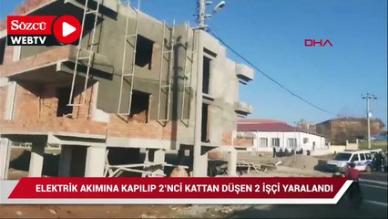 Elektrik akımına kapılıp binadan düştüler: 1 ölü 1 yaralı