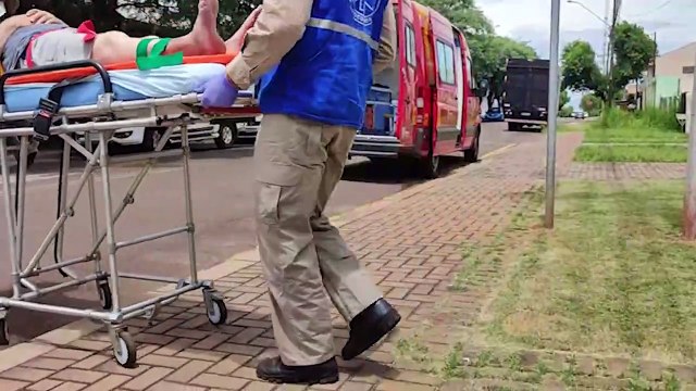 Homem fica ferido ao sofrer queda de escada no Bairro Universitário