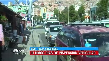 La inspección vehicular finaliza este sábado, no se prevé ampliación y la multa es de Bs 100