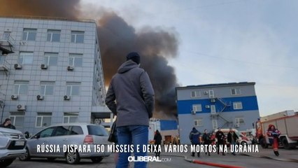 Rússia dispara 150 mísseis e deixa vários mortos na Ucrânia