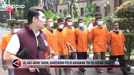 Tangkapan Bareskrim Polri di Akhir Tahun, Sita 700 Kilogram Sabu