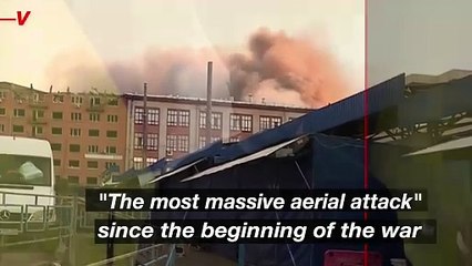 Russia Launches Largest Air Attack On Ukraine Since the Beginning of the Invasion