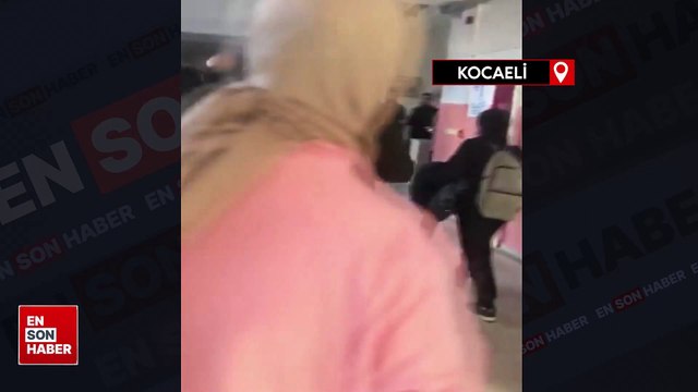 Kocaeli'de okul basıp öğretmen dövdüler