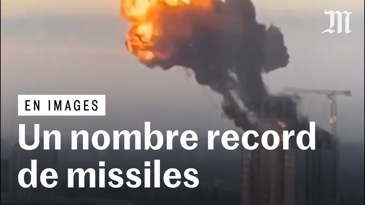 En images : l’Ukraine touchée par « un nombre record de missiles » lancés par la Russie