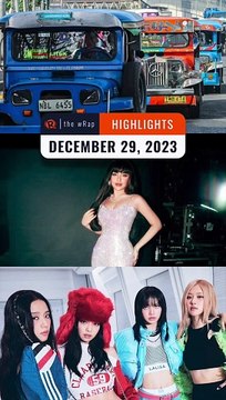 Rappler's highlights: PUV consolidation, Most Beautiful Faces of 2023, BLACKPINK | The wRap | Dec 29, 2023