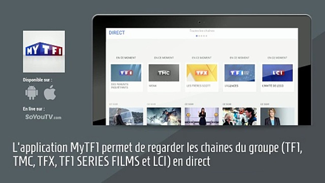 Comment regarder TF1 en direct sur mobile