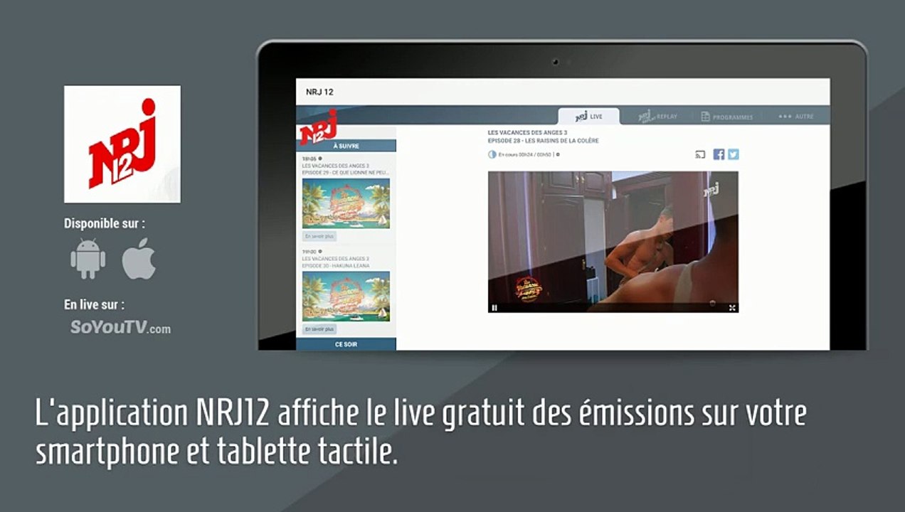 Comment regarder NRJ12 en direct sur mobile