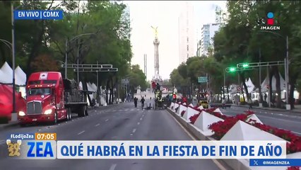 Cierran Paseo de la Reforma por concierto de fin de año