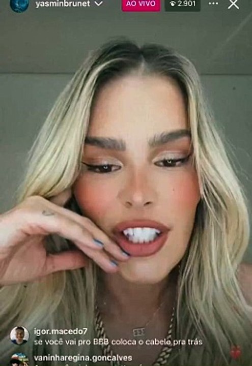 Yasmin Brunet fala sobre cruzeiro de Neymar ao responder seguidor: "Nunca iria"