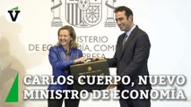 Así ha sido el traspaso de carteras de Calviño a Carlos Cuerpo en el Ministerio de Economía