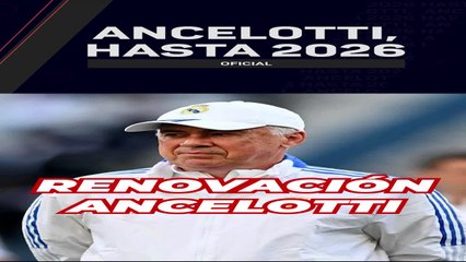 Ancelotti Extends Real Madrid Contract Until 2026 ⚽