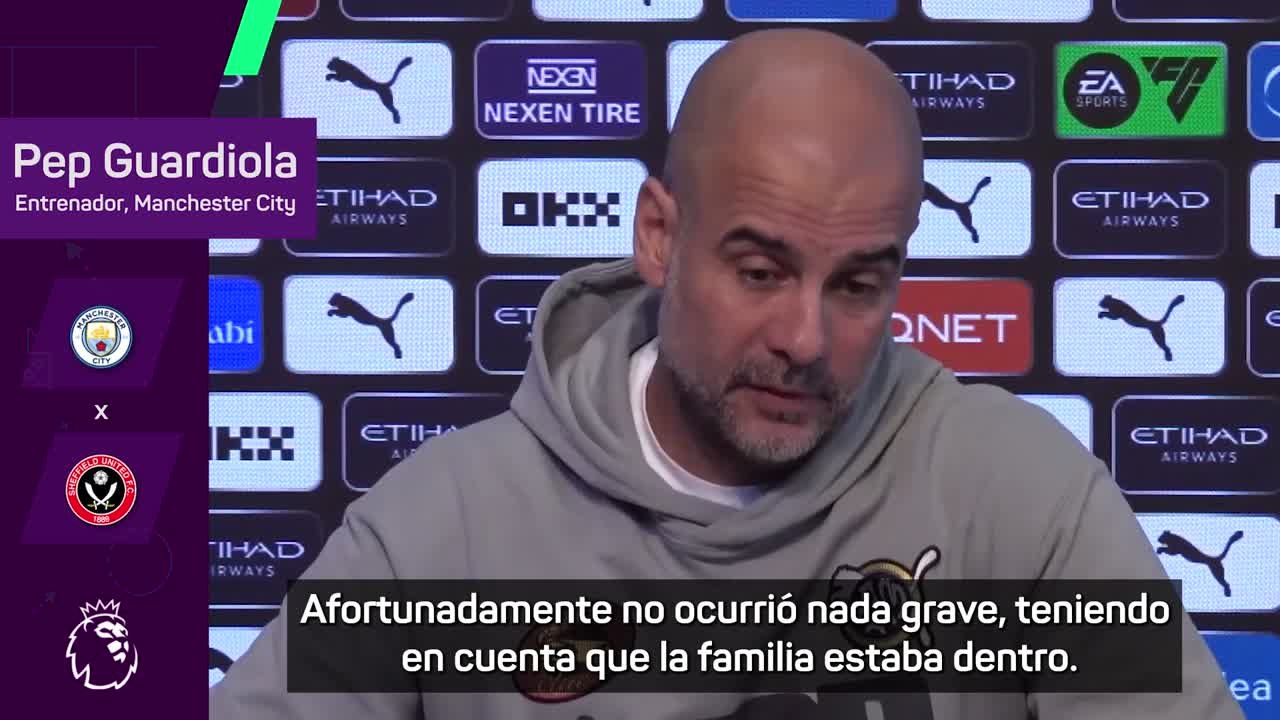 Pep Guardiola, sobre el robo en la casa de Grealish: "Son los tiempos modernos"