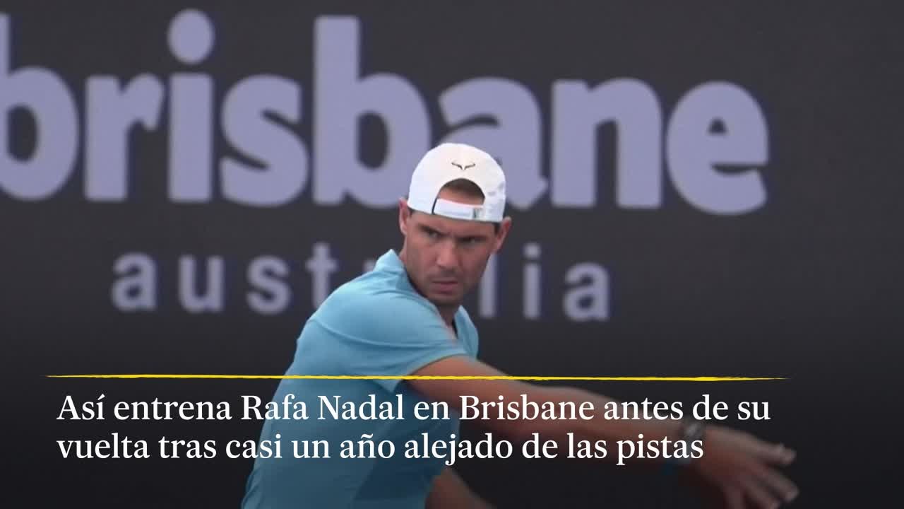 Nadal volverá a jugar en Brisbane con la vista puesta en el Open de Australia