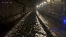 Southeastern services disrupted amid flooding in tunnel