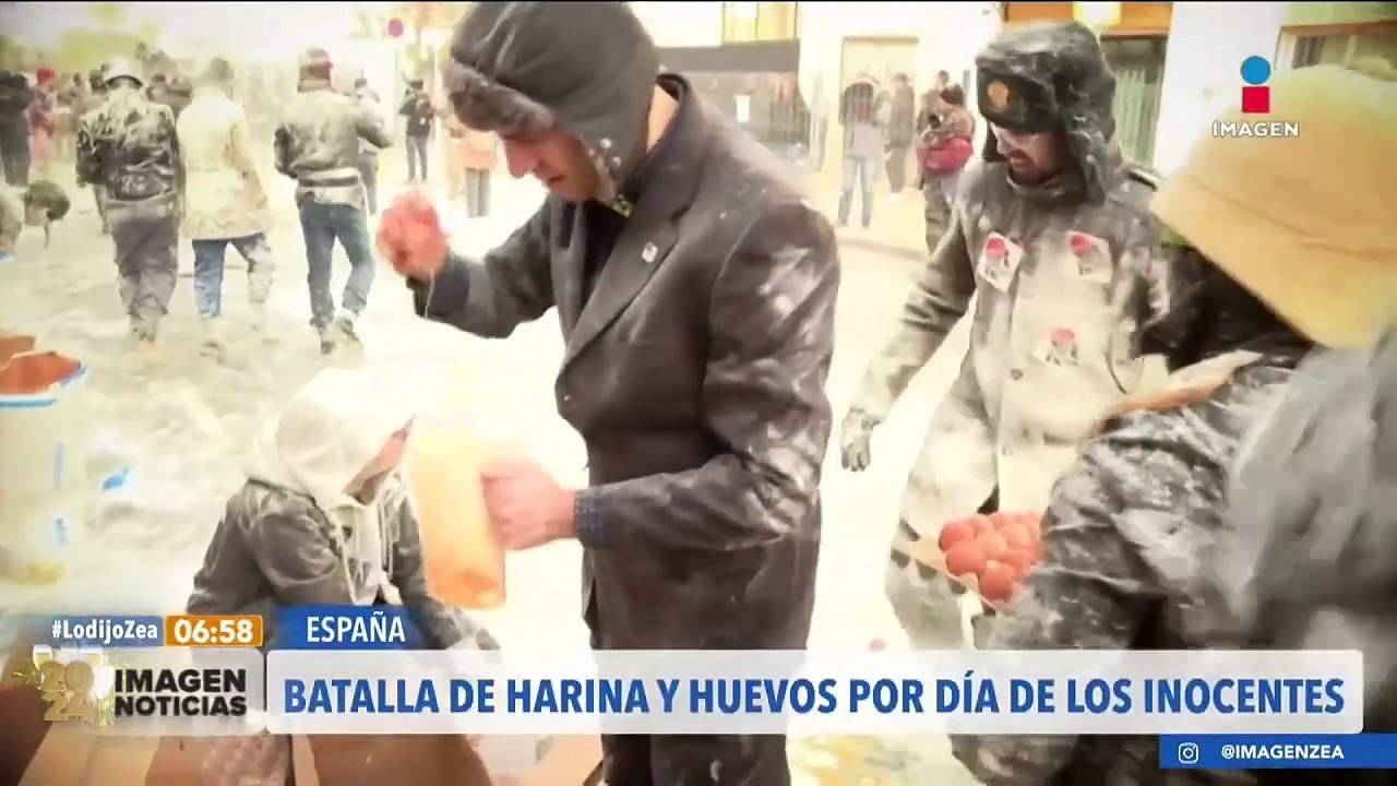 Celebran el Día de los Inocentes con batalla de...