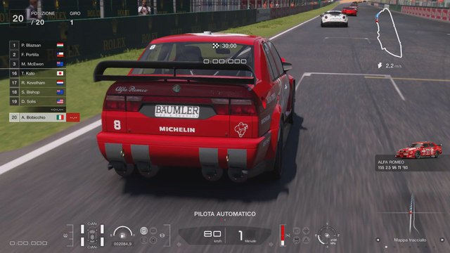 Gran Turismo 7 | Alfa Romano 155 2.5 V6 TI '93 | Circuito 24 ore Di Le Mans