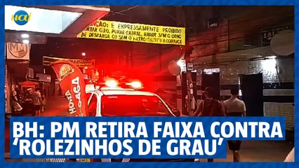 Polícia Militar de BH Remove Faixa que Proibia 'Rolezinhos do Grau' 🛑