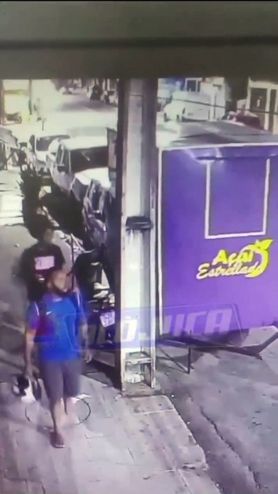 VÍDEO: homens são flagrados furtando moto na Ribeira
