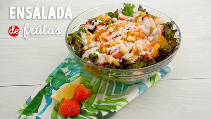 Deliciosa y cremosa ensalada de frutas ¡En solo 20 minutos!
