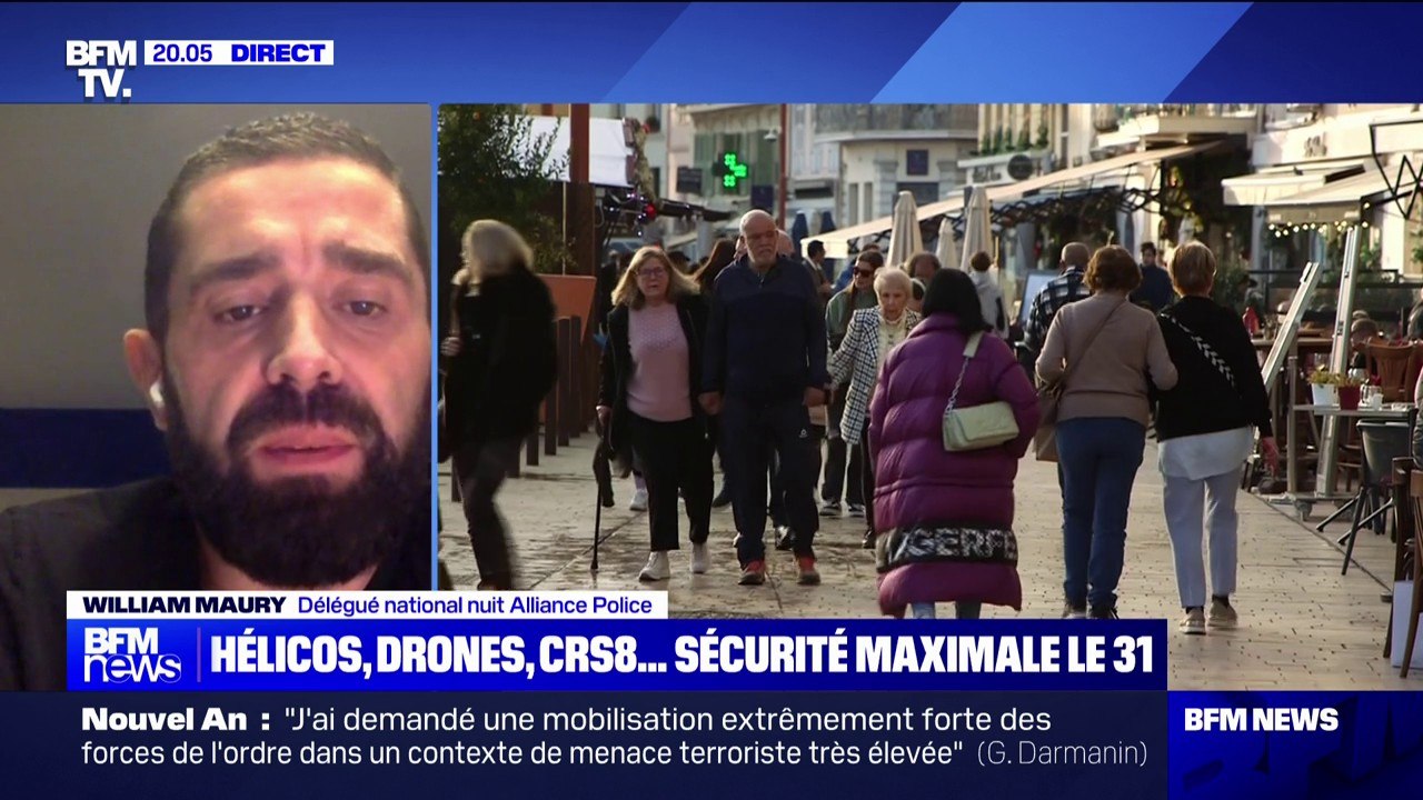 Nouvel an: "Tout est prétexte à faire tout et n'importe quoi dès qu'il y a un moment festif en France" estime William Maury, délégué national nuit d'Alliance Police