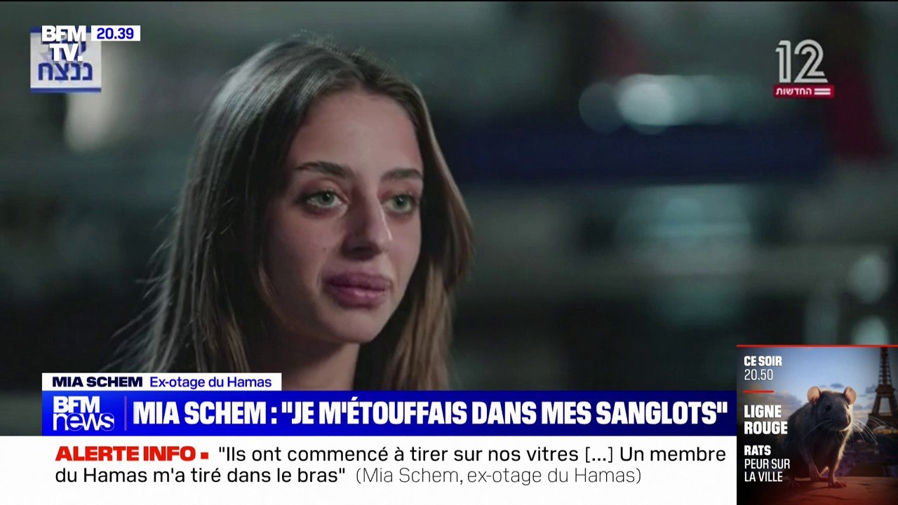 "Je n'ai pas vu la lumière du jour pendant 54 jours": le témoignage de l'ex-otage franco-israélienne Mia Schem sur sa détention à Gaza