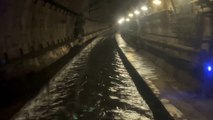 Flooding shuts tunnel under River Thames