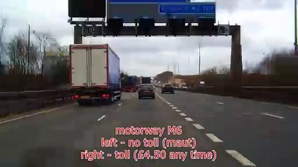 England : Manchester to London